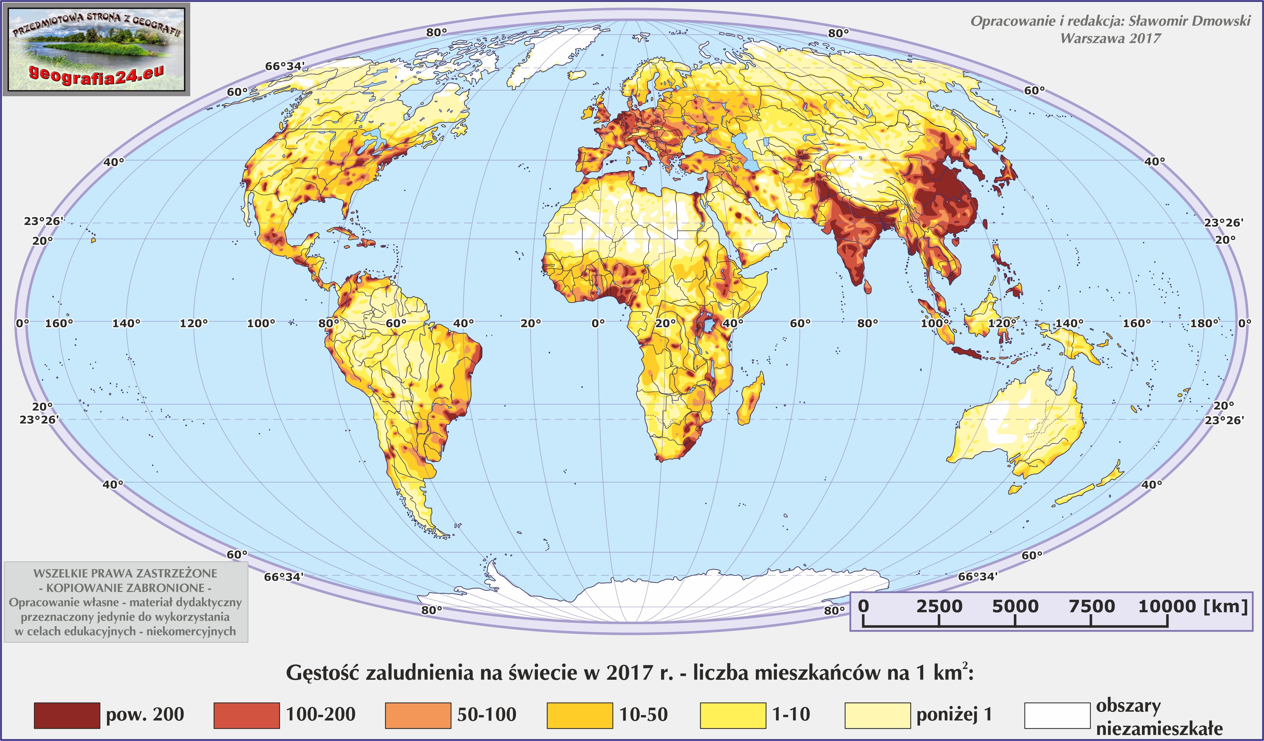 Mapa świata Ludność I Urbanizacja Grupa A 2. LUDNOŚĆ I URBANIZACJA